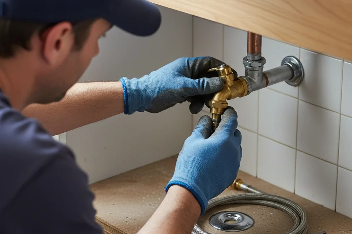 Shutoff valve and fitting work during Repiping in Ola